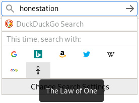 Firefox search bar